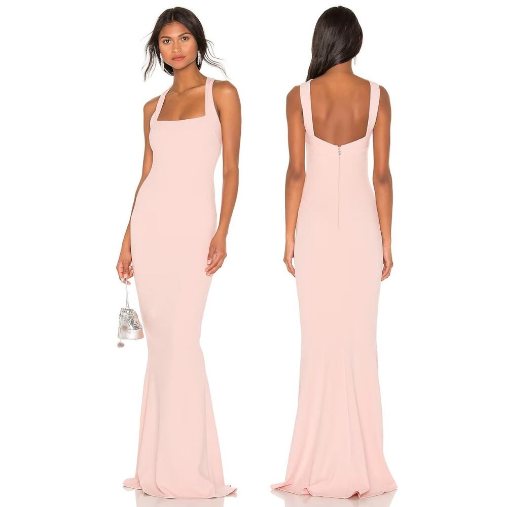 Nookie Viva 2 Way Gown Dress Jersey Convertible Strap Gala Formal Party Prom L